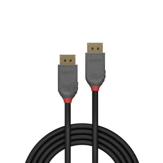 Lindy DisplayPort 1.4 Cable, Anthra Line