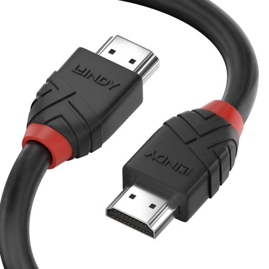 Lindy High Speed HDMI Cable, Black Line